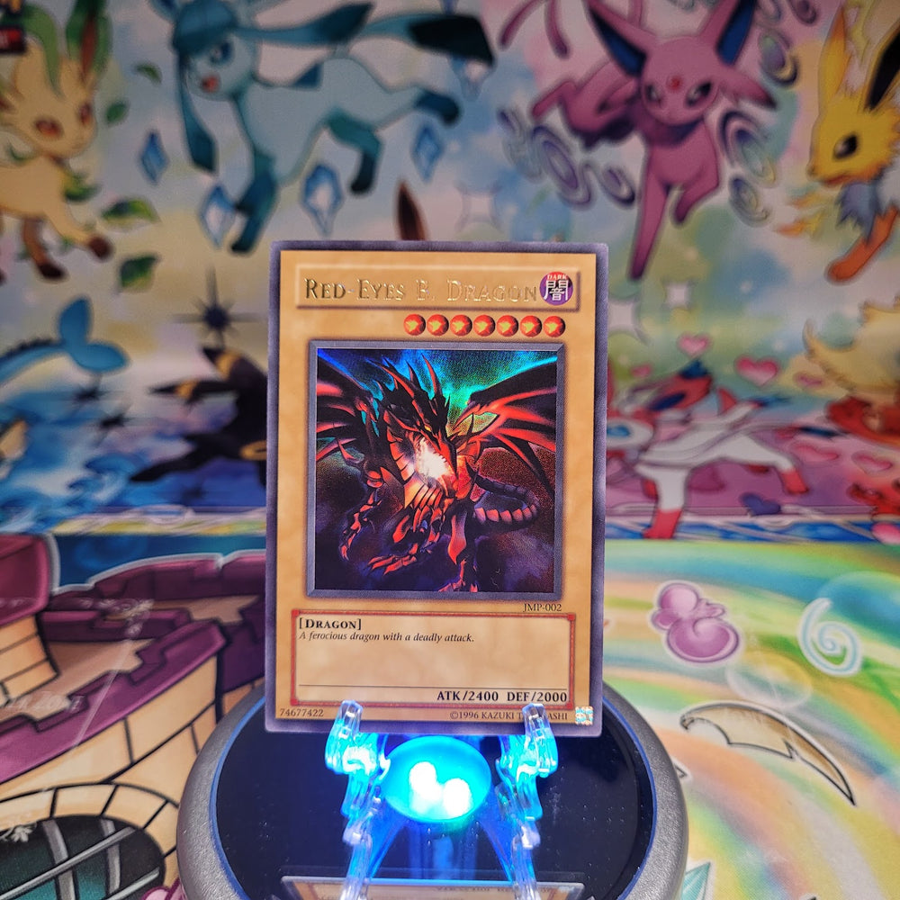 An Ultra Rare "Red-Eyes B. Dragon" Shonen Jmp Promo Card (JMP).