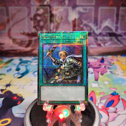 A Quarter Century Secret Rare "Reinforcement of the Army" card from the Yugioh Set: Rarity Collection 1 (RA01).