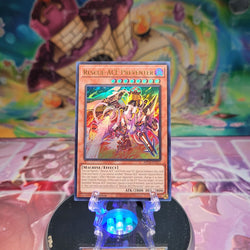 An Ultra Rare "Rescue-Ace Preventer" card from the Yugioh Set: 25th Anniversary Tin: Dueling Mirrors.