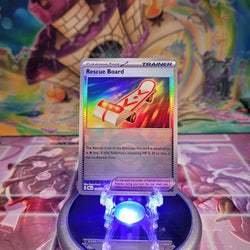 An Uncommon Poke Ball Pattern "Rescue Board" (126/131) card from the Pokemon Set: Scarlet & Violet: Prismatic Evolutions (PRE).