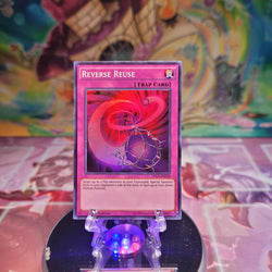 A Super Rare "Reverse Reuse" card from the Yugioh Set: Dragons of Legend 2.