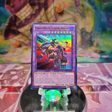 An Ultra Rare "Rindbrumm the Striking Dragon" card from the Yugioh Set: Rarity Collection 2 (RA02).