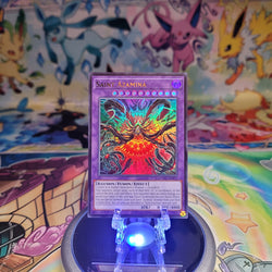 An Ultra Rare "Saint Azamina" card from the Yugioh Set: Magnificent Monsters (MAMO).