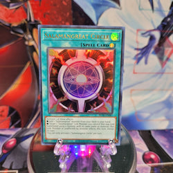 An Ultra Rare "Salamangreat Circle" card from the Yugioh Set: Battles of Legend: Crystal Revenge.