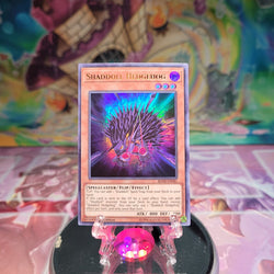 An Ultra Rare "Shaddoll Hedgehog" card from the Yugioh Set: Battles of Legend: Hero's Revenge.