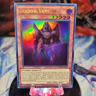  An Ultra Rare "Shadow Vampire" card from the Yugioh Set: Ghosts From the Past: The 2nd Haunting (GFP2).