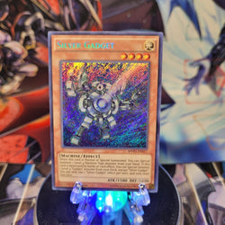  A Secret Rare "Silver Gadget" card from the Yugioh set: The Dark Side of Dimensions: Movie Pack Secret Edition.