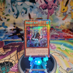 A Starlight Rare "Spright Blue" card from the Yugioh Set: Rarity Collection 5 (RA05).