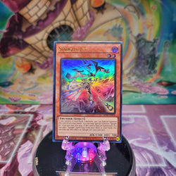 An Ultra Rare "Spright Jet" card from the Yugioh Set: Battles of Legend: Terminal Revenge.