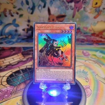 An Ultra Rare "Springans Kitt" card from the Yugioh Structure Deck: The Fallen & The Virtuous (CH01).