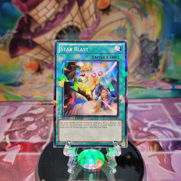 A Duel Terminal Common "Star Blast" card from the Yugioh Set: Duel Terminal 5 (DT05).