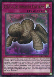 An Ultra Rare "Statue of Anguish Pattern" card from the Yugioh Set: Battles of Legend: Glorious Gallery (BLGG).