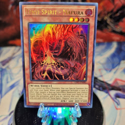  An Ultra Rare "Tenyi Spirit - Mapura" card from the Yugioh Set: Ghosts From the Past: The 2nd Haunting (GFP2).