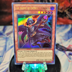  An Ultra Rare "The Agent of Entropy - Uranus" card from the Yugioh Set: Ghosts From the Past: The 2nd Haunting (GFP2).