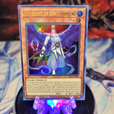  An Ultra Rare "The Agent of Life - Neptune" card from the Yugioh Set: Ghosts From the Past: The 2nd Haunting (GFP2).