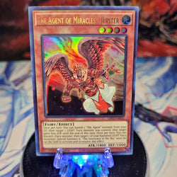  An Ultra Rare "The Agent of Miracles - Jupiter" card from the Yugioh Set: Ghosts From the Past: The 2nd Haunting (GFP2).