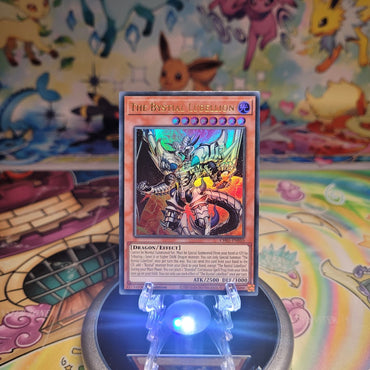 An Ultra Rare "The Bystial Lubellion" card from the Yugioh Structure Deck: The Fallen & The Virtuous (CH01).