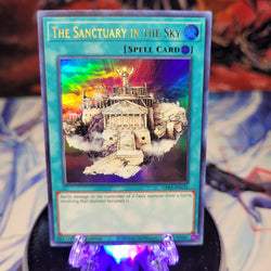  An Ultra Rare "The Sanctuary in the Sky" card from the Yugioh Set: Ghosts From the Past: The 2nd Haunting (GFP2).