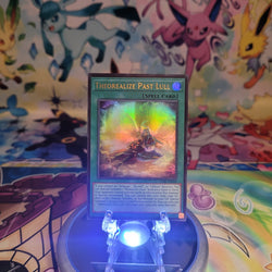 An Ultra Rare “Theorealize Past Lull” card from the Yugioh Set: Chaos Origins (CORI).