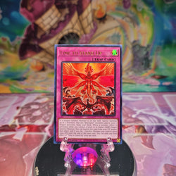 An Ultra Rare "Time to Stand Up" card from the Yugioh Set: 25th Anniversary Tin: Dueling Mirrors.