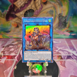 A Super Rare "Tri-Brigade Bearbrumm the Rampant Rampager" card from the Yugioh Set: Lightning Overdrive.