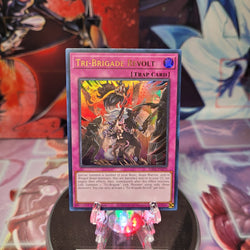 An Ultra Rare "Tri-Brigade Revolt" card from the Yugioh Set: Rarity Collection 1 (RA01).