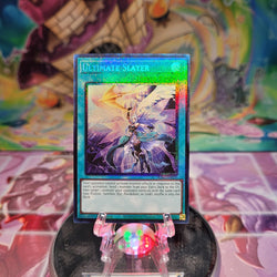 A Prismatic Collector's Rare "Ultimate Slayer" card from the Yugioh Set: Rarity Collection 2 (RA02).