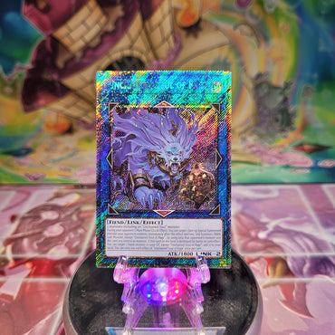  A Platinum Secret Rare "Unchained Soul of Rage" card from the Yugioh Set: Rarity Collection 2 (RA02).