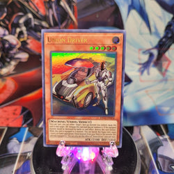 An Ultra Rare "Union Driver" card from the Yugioh Set: Eternity Code.