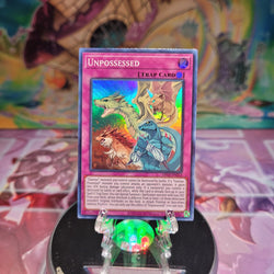  A Super Rare "Unpossessed" card from the Yugioh OTS Tournament Pack 14 set.