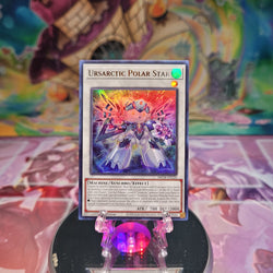 An Ultra Rare "Ursarctic Polar Star" card from the Yugioh Set: 25th Anniversary Tin: Dueling Mirrors.