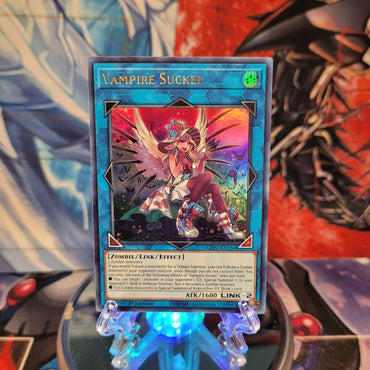  An Ultra Rare "Vampire Sucker" card from the Yugioh Set: Ghosts From the Past: The 2nd Haunting (GFP2).