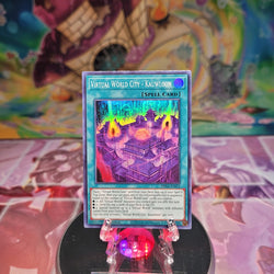 A Super Rare "Virtual World City - Kauwloon" card from the Yugioh Set: Phantom Rage.