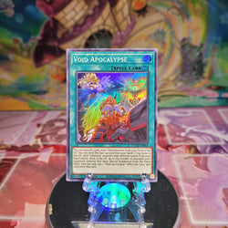 A Super Rare "Void Apocalypse" card from the Yugioh Set: Eternity Code (ETCO).