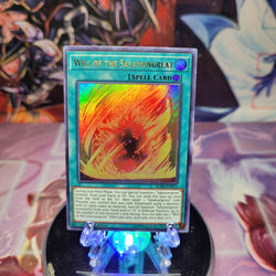 An Ultra Rare "Will of the Salamangreat" card from the Yugioh Set: Battles of Legend: Hero's Revenge.