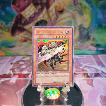 An Ultra Rare "XX-Saber Gardestrike" card from the Yugioh Set: Ancient Prophecy.