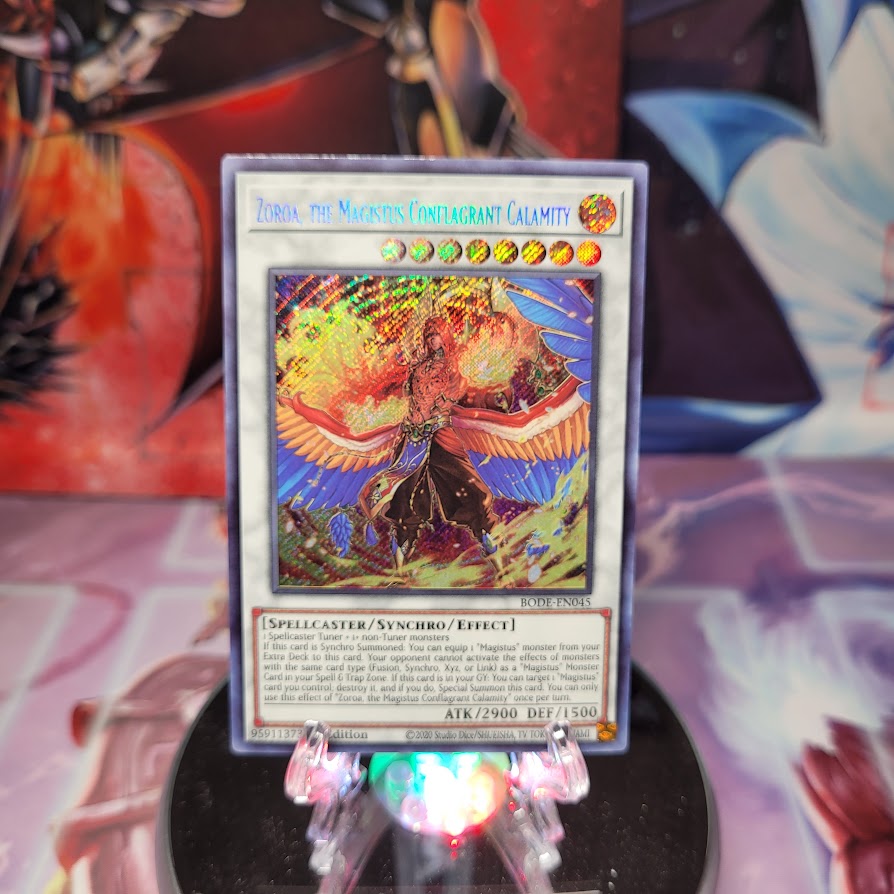 Zoroa, the Magistus Conflagrant Calamity [BODE-EN045] Secret Rare