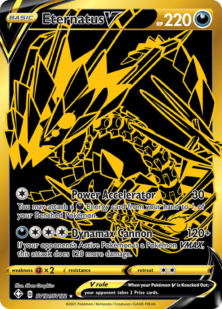 Eternatus V (SV121/SV122) [Sword & Shield: Shining Fates] Pokémon