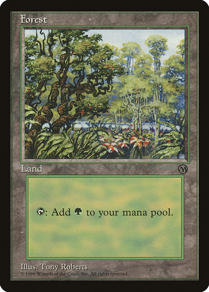 Forest (5) [Arena League 1996] Magic: The Gathering