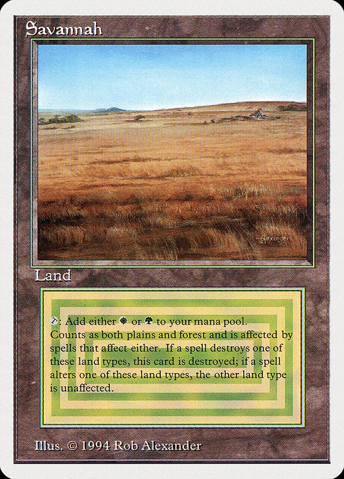Savannah [Summer Magic / Edgar] Magic: The Gathering