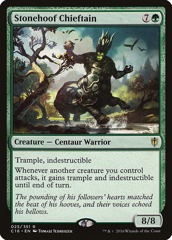 Stonehoof Chieftain [Commander 2016] Magic: The Gathering