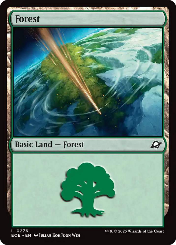 Forest (0276) [Edge of Eternities] Magic: The Gathering