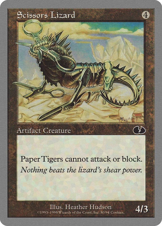 Scissors Lizard [Unglued] Magic: The Gathering