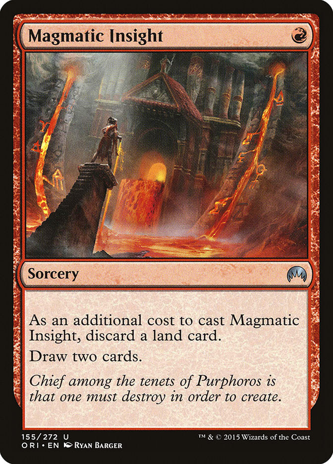 Magmatic Insight [Magic Origins] Magic: The Gathering