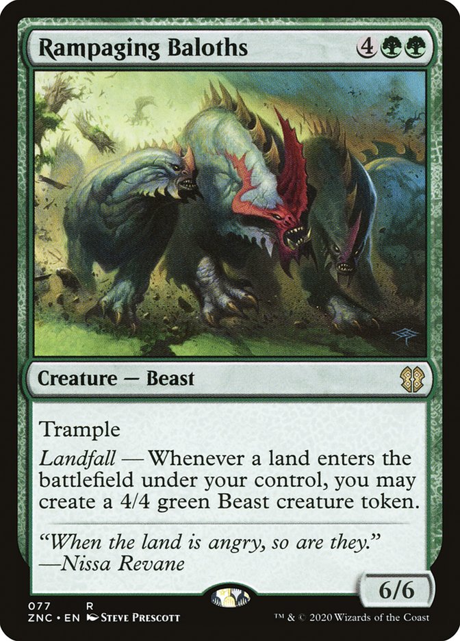 Rampaging Baloths [Zendikar Rising Commander] Magic: The Gathering