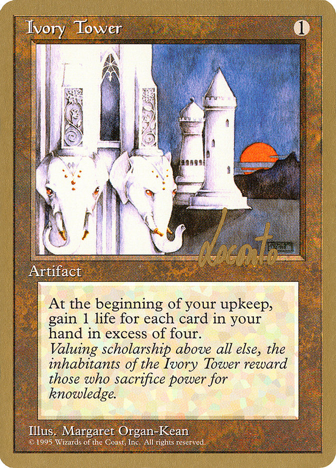 Ivory Tower (Michael Loconto) [Pro Tour Collector Set] Magic: The Gathering
