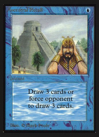 Ancestral Recall [Collectors' Edition] Magic: The Gathering