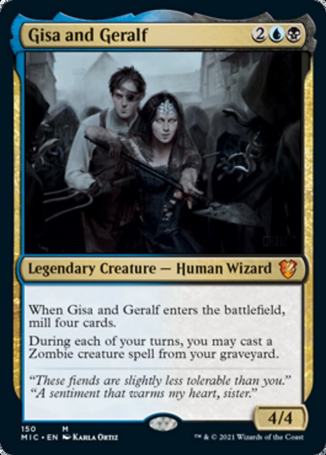Gisa and Geralf [Innistrad: Midnight Hunt Commander] Magic: The Gathering