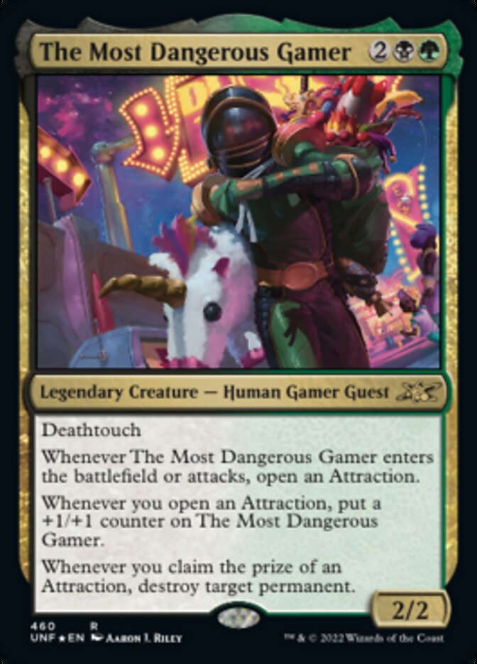 The Most Dangerous Gamer (Galaxy Foil) [Unfinity] Magic: The Gathering