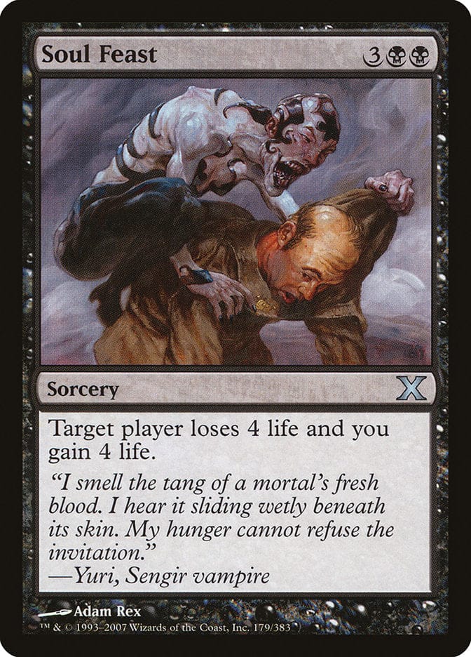 Soul Feast [Tenth Edition] Magic: The Gathering